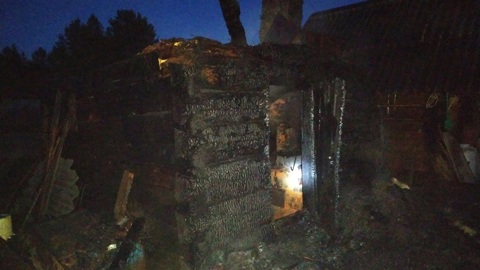 В Вологодской области мужчина заживо сгорел в собственной бане