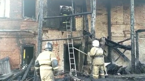 На пожаре в Перми погибли дети