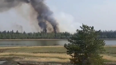 К тушению крупного пожара под Читой подключились военные. Вести
