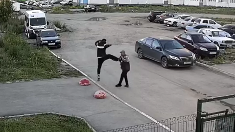 Челябинская полиция задержала мужчину, избившего пенсионера