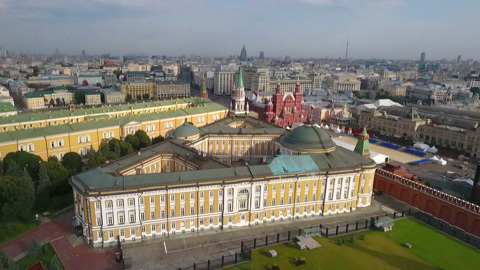 Восстановлен купол сенатского дворца Кремля