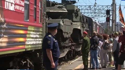 В Перми побывал агитпоезд Минобороны