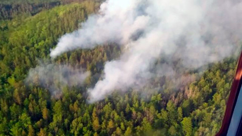 В Бурятии ликвидировали сложный лесной пожар