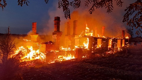 44-летний устюжанин погиб в крупном пожаре под Великим Устюгом