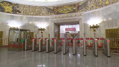 Упавшую на рельсы в московском метро женщину удалось спасти