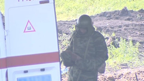 В Железногорске обнаружили боевой снаряд