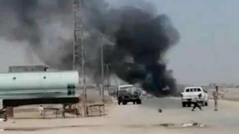 Американский беспилотник обстрелял сирийский грузовик с продовольствием