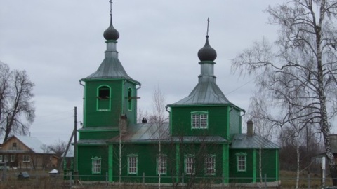 Во Владимирской области полностью сгорела старинная старообрядческая церковь