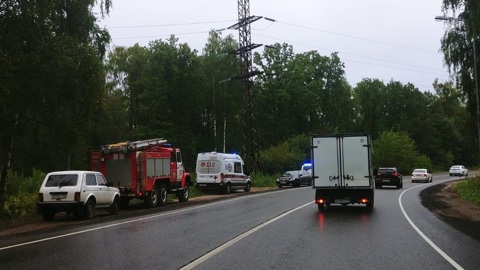 Три человека сгорели заживо после ДТП в Подмосковье