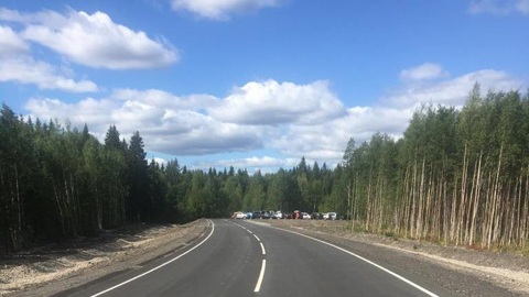 В Беломорском районе завершено строительство дороги к петроглифам
