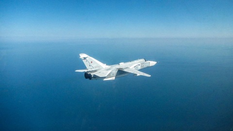 Российский бомбардировщик замечен у границ Румынии