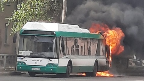 Мэр Воронежа поручил проверить все маршрутки города после пожара в автобусе №90