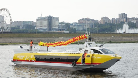 Третье судно "Валдай" для Чувашии готово к спуску на воду