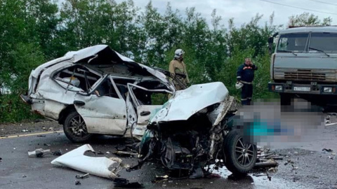 В аварии на сахалинской трассе погибли два человека