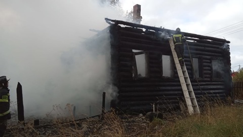 Пожилая пара погибла в пожаре под Вологдой