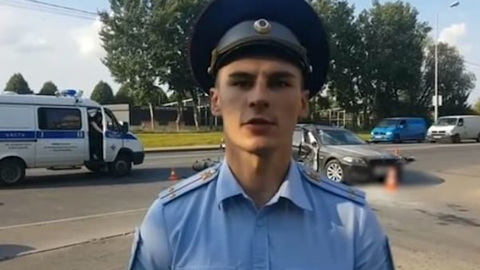 В Калининградской области мотоциклист умер на месте в ДТП