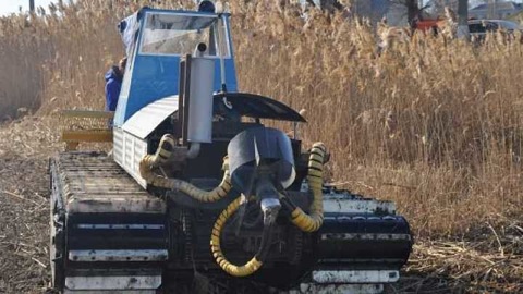 Самолет рухнул в болото в Югре