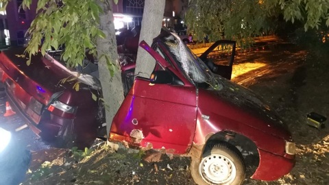 Житель Липецка на авто врезался в дерево