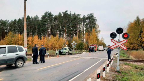 В Ивановской области в ДТП на переезде попал рельсовый автобус