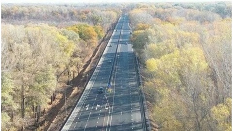 В Оренбуржье участок трассы М-5 "Урал" расширили на четыре полосы
