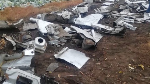 Водитель, заметая следы ДТП, распилил и закопал свой автомобиль
