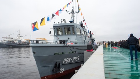 Беломорскую базу Северного флота пополнил водолазный катер