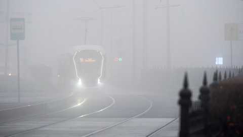 Москва погрузилась в плотный туман