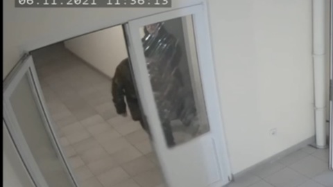 Липчанин разбил стеклянную дверь в подъезде во время ссоры
