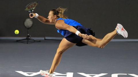Соболенко победила Свентек на Итоговом турнире WTA