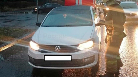 В Обнинске водитель сбил мужчину с двухлетним ребенком