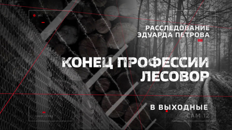 "Конец профессии лесовор". Новое расследование Эдуарда Петрова