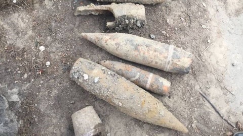В Ялте обнаружили 10 опасных боеприпасов