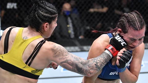 Бразильянка Виейра победила американку Тейт в главном бою UFC Vegas 43