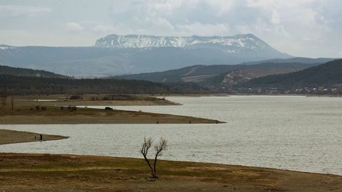 Водохранилища Крыма за месяц обмелели на шесть миллионов кубометров