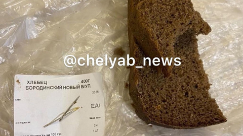 Житель Челябинска купил бородинский хлеб с сюрпризом