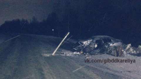 В массовом ДТП под Петрозаводском пострадали 4 человека
