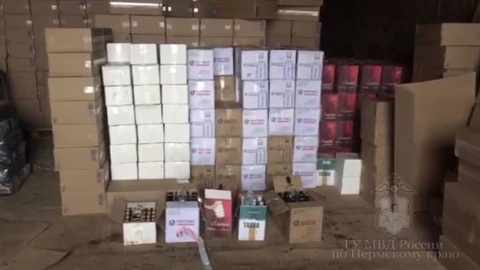 Полиция изъяла у бизнесмена из Перми более 1,5 тыс. литров алкоголя