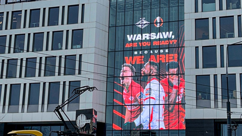 Баннерная война в Варшаве: "Спартак" ответил "Легии"