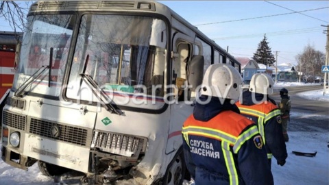 ДТП с автобусом в Балашове: пострадали пять человек