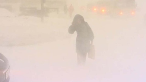 Ураган бушует в Норильске
