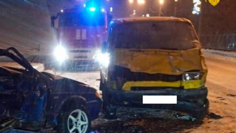 На Набережной в Калуге произошло массовое ДТП