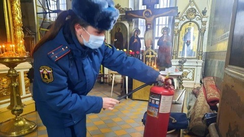Тульские спасатели обеспечат пожарную безопасность в храмах