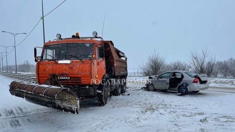 Липчанка пострадала в ДТП со снегоуборочной машиной