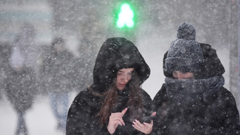 В Москве объявлен "желтый" уровень погодной опасности из-за метели