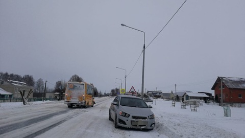В Чувашии случилось ДТП с участием школьного автобуса