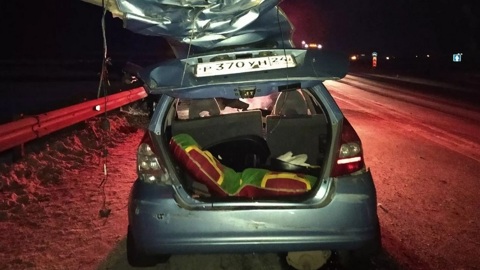 Двое детей и женщина погибли в аварии на окраине Красноярска