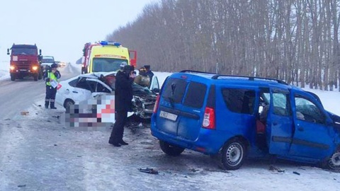 Водитель и пассажир легковушки погибли в ДТП в Башкирии