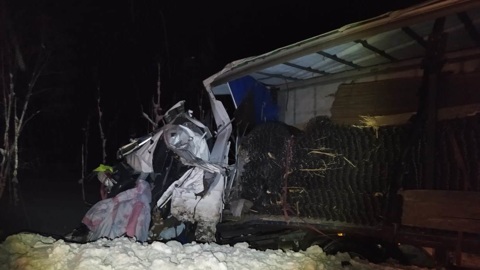 Жертвой столкновения большегрузов под Вытегрой стал молодой мужчина