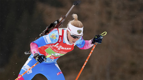 Команда Резцовой выиграла эстафету на чемпионате России по биатлону