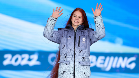 Трусова выступила на соревнованиях по легкой атлетике